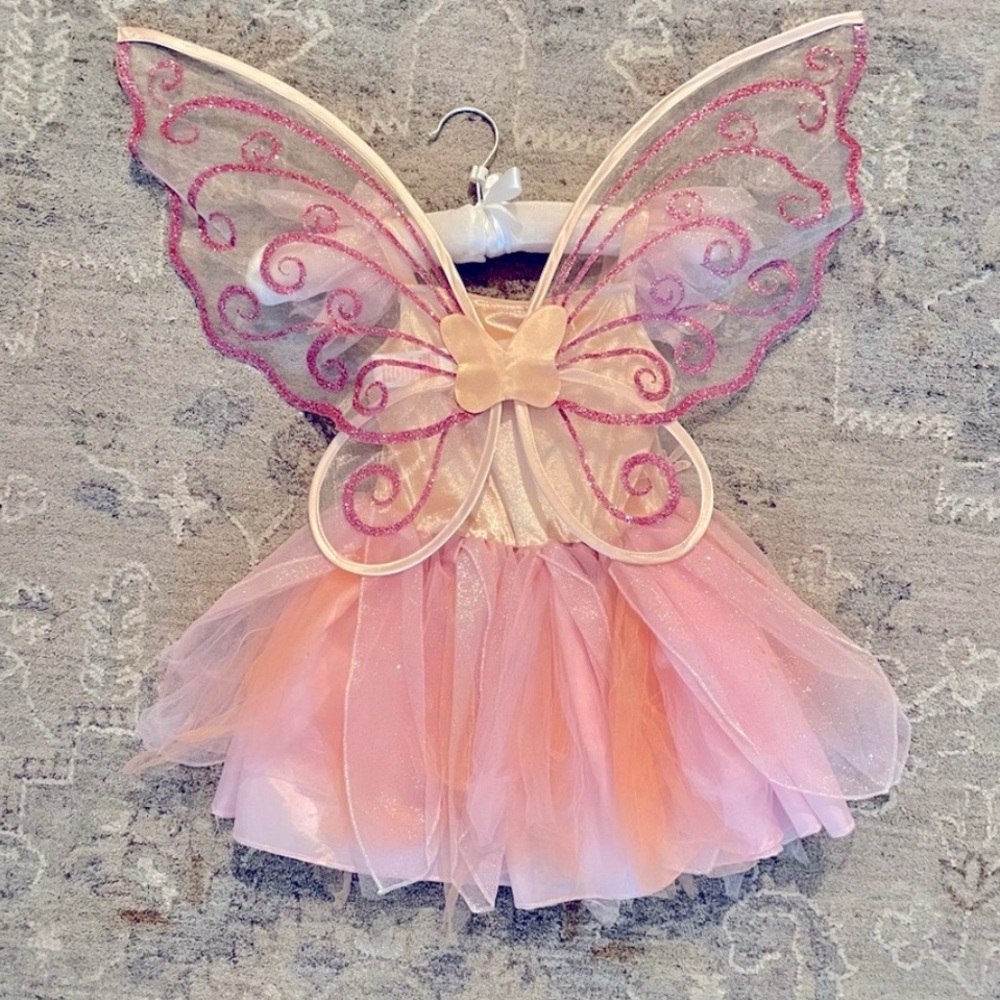 FAIRY DUST Fairy Costume with Wings (Sz 7-8)